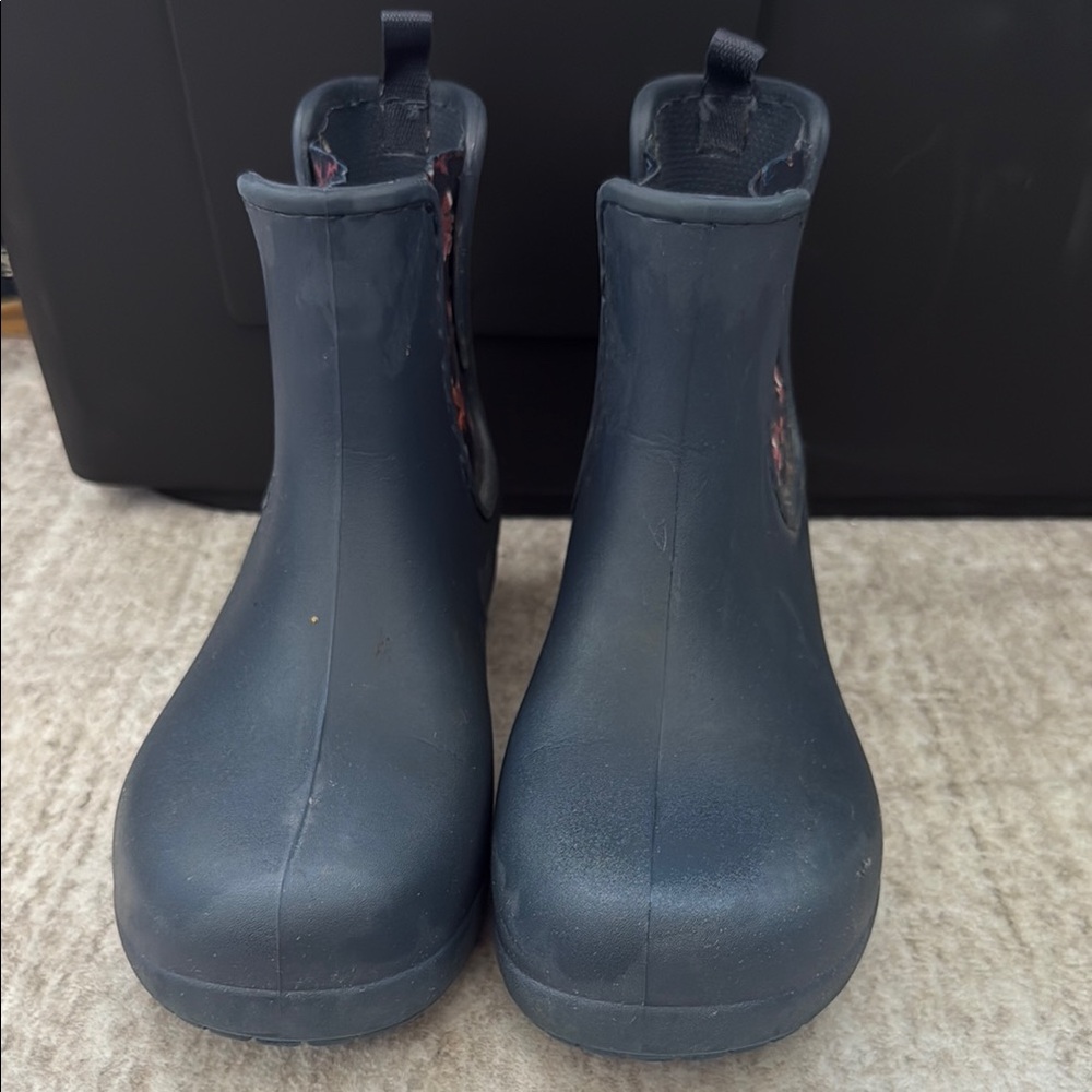 CROCS Blue Waterproof Ankle Boots for Winter